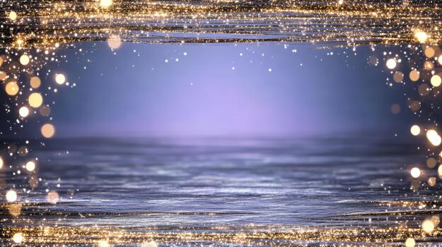 dorado ligero en el agua con un marco foto