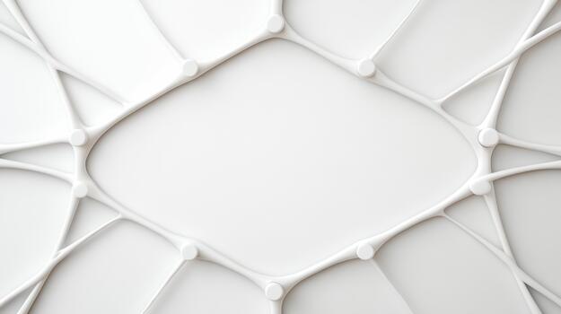 A white wall with a circular pattern photo