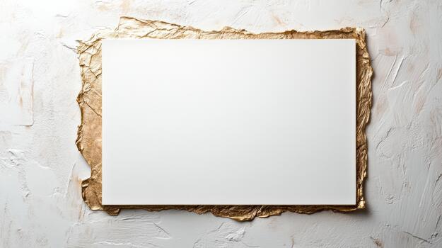 A blank white square on a white background photo