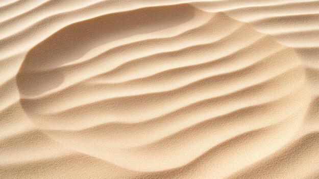 A circular pattern of sand in the desert photo