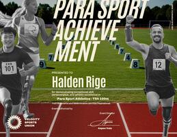 paralympic games certificate template