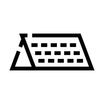 Desk calendar icon scheduling appointments and events vector