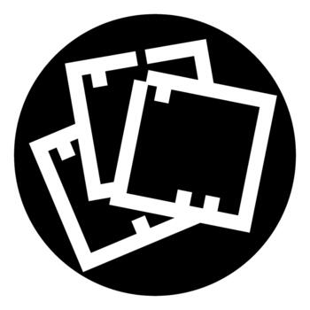 galería icono mostrando múltiple imagen marcos para digital medios de comunicación vector