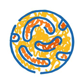 resumen Escribiendo dibujo demostración célula estructura y microbiología vector