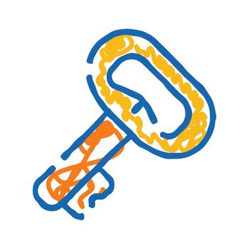 llave icono visualizante seguridad, acceso y desbloqueo vector