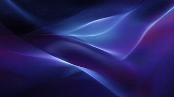 Abstract Flowing Light Waves Background Animation Loop. video
