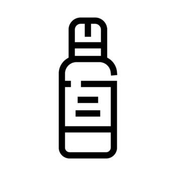 Spray bottle creating a fine mist icon outline vector