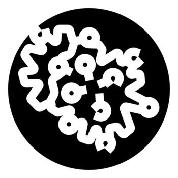 Abstract brain circuit network connecting thoughts and ideas vector