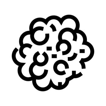 Allergen particle creating seasonal allergy reaction icon vector