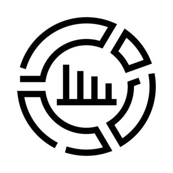 datos análisis concepto demostración cartas y gráficos vector