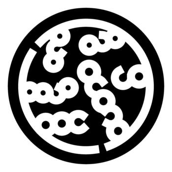 Abstract black and white circle pattern design vector