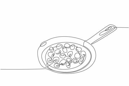 soltero continuo línea dibujo frambuesa popover con no palo pan envase. alto fibra postre. bueno para digestión. hecho en casa. nacional frambuesa popover día. uno línea ilustración vector