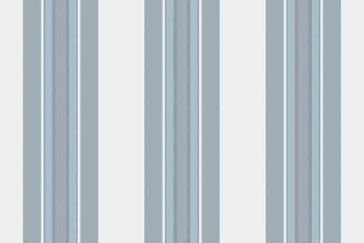 Derfect background fabric stripe, sample textile seamless pattern. Iart vertical lines texture in white and cyan colors. vector