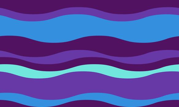 Serene abstract waves in calming purple and blue hues. Perfect for backgrounds, website design, or textile prints. This vibrant, minimalist graphic evokes feelings of tranquility and flow. vector