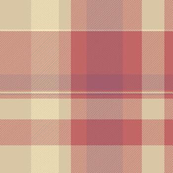 Screen seamless tartan textile, customizable background plaid. Neutral texture check pattern fabric in red and light colors. vector