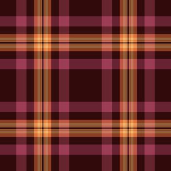 Classic tartan pattern with warm, autumnal hues. Seamless texture for textile design, backgrounds, or digital art projects. Cozy and versatile fabric inspiration. vector