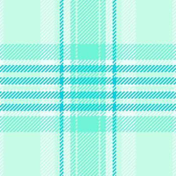 Greeting tartan seamless pattern, shabby textile texture. Outfit fabric check background plaid in light and azure colors. vector