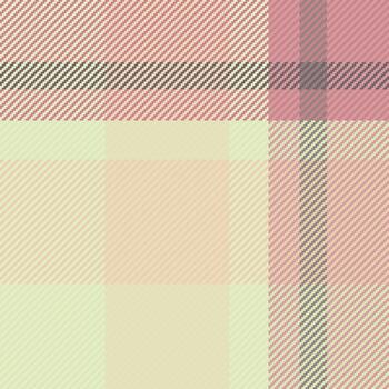 Choice pattern tartan fabric, grungy textile texture background. Pixel check plaid seamless in light and red colors. vector