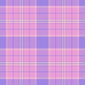 Backdrop texture textile plaid, effect seamless background. Duvet fabric tartan check pattern in light and indigo colors. vector