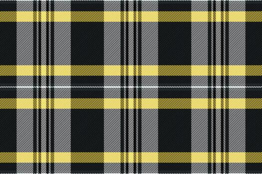 Sketching background fabric plaid, free tartan check pattern. Flannel textile seamless texture in black and white colors. vector