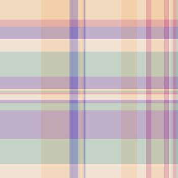 African check plaid seamless, tracery pattern texture. Path textile fabric tartan background in pastel and light colors. vector