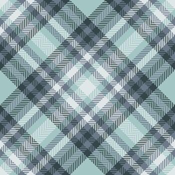 Classic plaid pattern with calming cool tones. Versatile backdrop for textiles, apparel, design projects, or adding a cozy, traditional feel. Seamless adaptable. vector