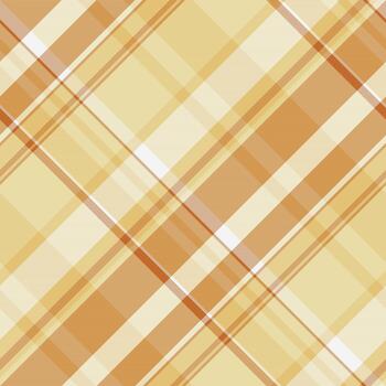 Classic plaid pattern in warm, inviting tones of gold and orange. Creates a sense of comfort, perfect for backgrounds, textiles, or design projects needing subtle texture. vector