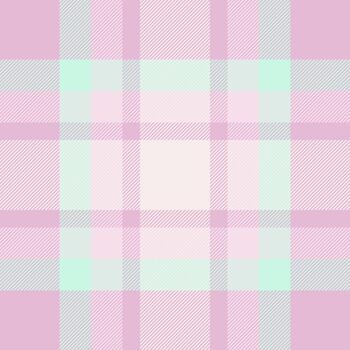 Elegant pastel plaid pattern. Soft lilac and mint green create a calming, harmonious backdrop. Ideal for textiles, fashion, backgrounds, or design projects. vector