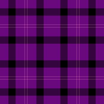 Conceptual background tartan texture, comfortable check fabric. Glamor textile seamless pattern plaid in purple and dark colors. vector