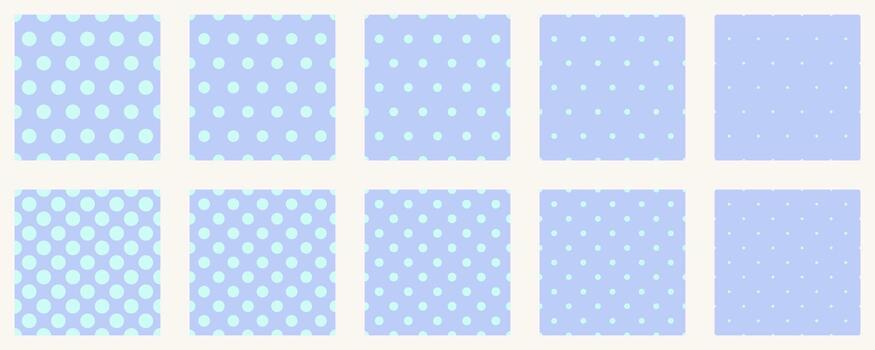 conjunto polca punto seamles modelo. sencillo antecedentes para web o impresión. resumen superficie. vector