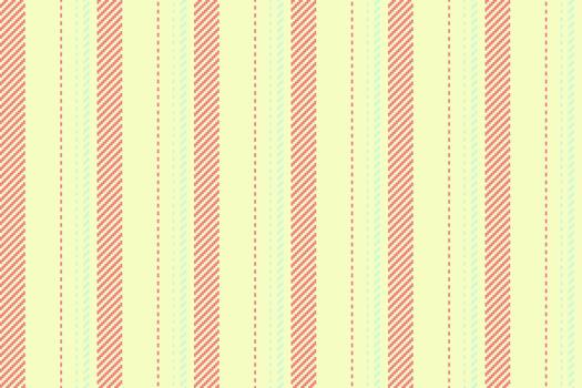 Kid texture lines background, yard vertical textile. Native pattern seamless stripe fabric in light and red colors. vector