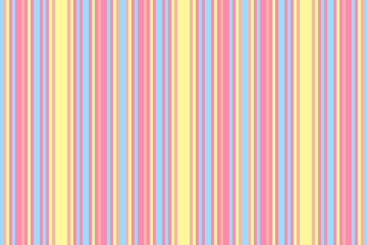 Perry fabric lines stripe, print background textile vertical. Fodern seamless pattern texture in red and cyan colors. vector