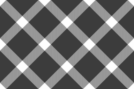 Classic grey and white plaid pattern, ideal for backgrounds or textiles. Timeless design, versatile for crafts, design projects, and holiday themes. vector