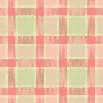 Soft seamless pattern plaid, celebrate check tartan . Model textile fabric background texture in light and red colors. vector