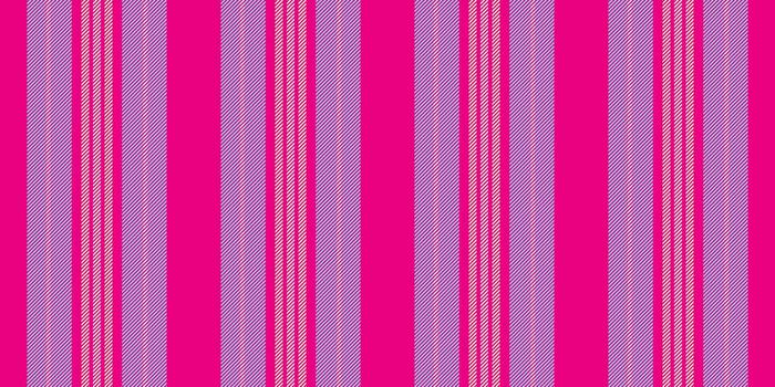December textile texture, abstraction lines fabric pattern. Classic stripe vertical background seamless in mexican pink and cyan colors. vector