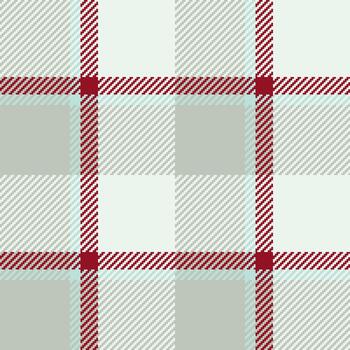 Suite textile texture pattern, scratched fabric tartan . Geometric background seamless check plaid in white and grey colors. vector