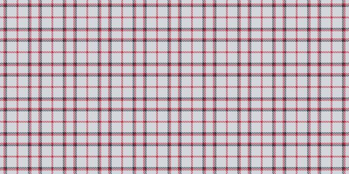 Idea fabric seamless tartan, december pattern background texture. Repeat check plaid textile in white and red colors. vector