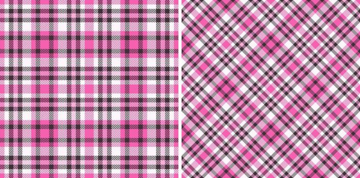 sin costura textil antecedentes de tartán textura con un tela cheque modelo tartán. conjunto en Boda colores de sucio raya Arte. vector