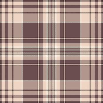 Elegant plaid pattern in mocha and beige hues. A classic, timeless design ideal for backgrounds, textiles, or adding a touch of traditional charm to your project. vector