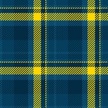 clásico tartán modelo en azul amarillo. ideal para textil diseño, antecedentes, o agregando un toque de retro estilo. versátil para ambos impresión y web usar. vector