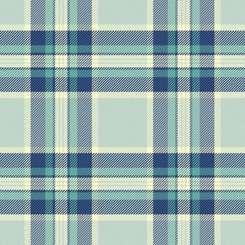 desván cheque sin costura fondo, malla tela tartán modelo. diseñador tartán textura textil en ligero y azul colores. vector
