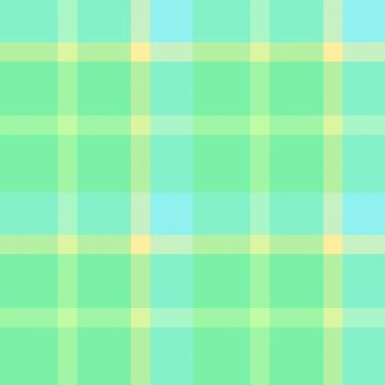Poncho fabric background , display tartan check seamless. Mesh texture plaid pattern textile in green and teal colors. vector