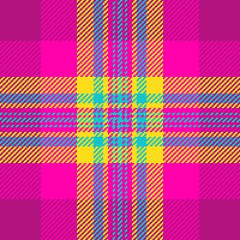 Vibrant abstract checkered pattern. A bright and bold plaid design perfect for backgrounds, textiles, or graphic elements. Evokes retro, playful, and modern vibes. vector