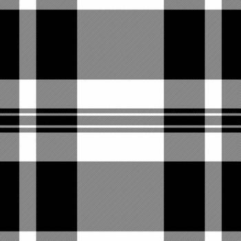 Monochrome plaid pattern. Classic checkered design ideal for backgrounds, textiles, fashion, or graphic projects. A timeless and versatile texture. vector