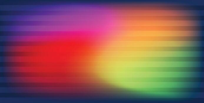 Abstract Vibrant Full Spectrum RGB Gradient Scanline Background vector