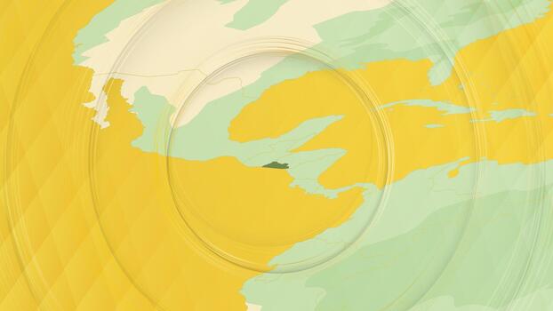 resumen mapa de el el Salvador y rodeando regiones con circular patrones. vector