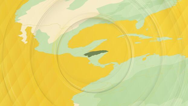 resumen mapa de Honduras y rodeando regiones con circular patrones. vector