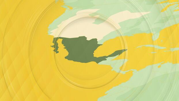 resumen mapa de mexico y rodeando regiones con circular patrones. vector