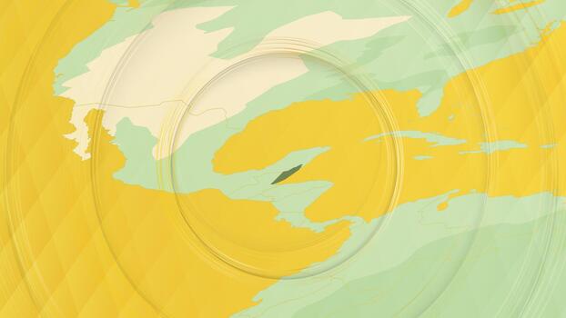 resumen mapa de belice y rodeando regiones con circular patrones. vector