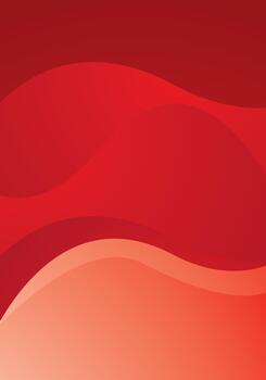 rojo ola degradado resumen digital antecedentes vector